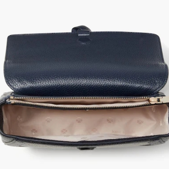 NWT Kate spade Lovitt Buckle Small Top-handle Bag black handbag - Picture 2 of 9